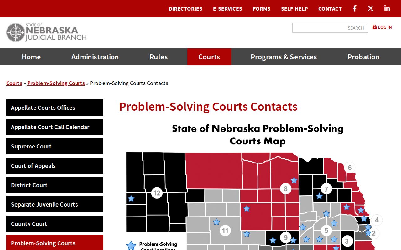 Pierce County criminal dockets District 7 problem-solving court contact
