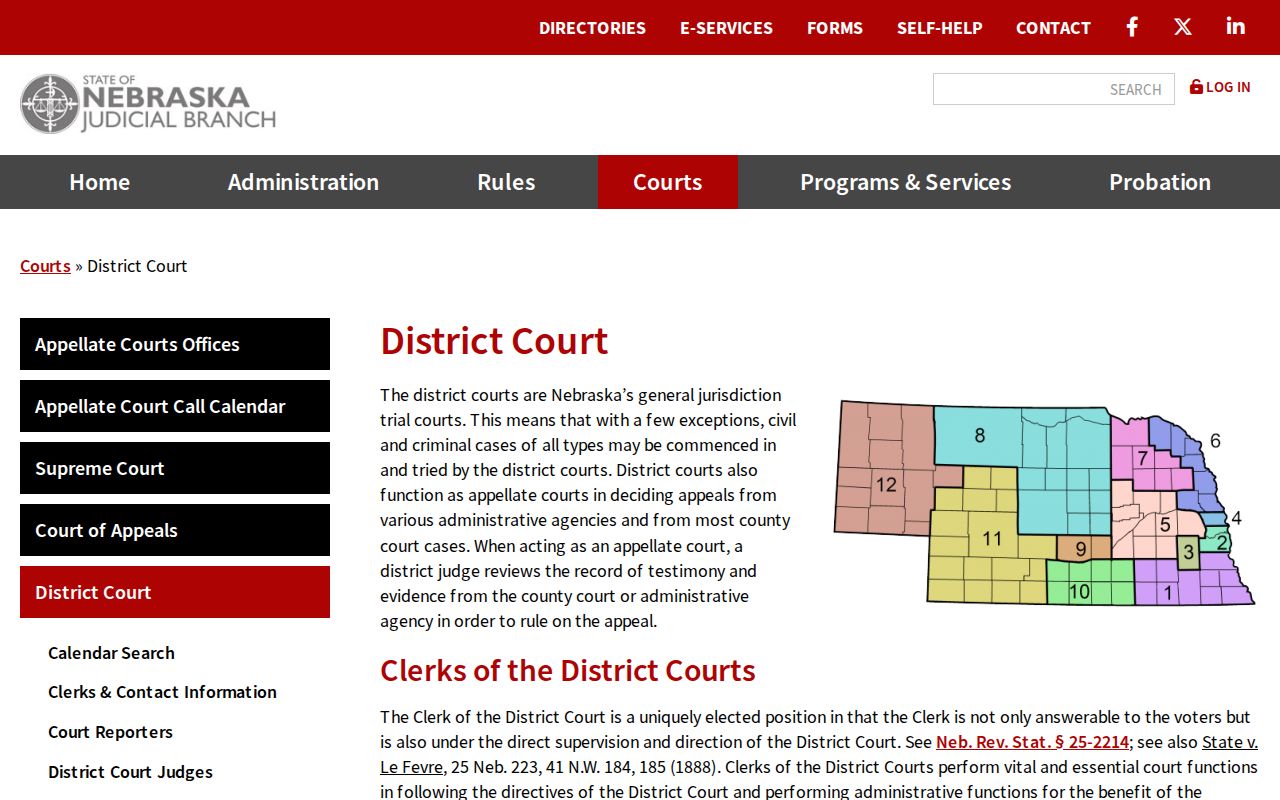Pierce County court docket District Court jurisdiction and records information